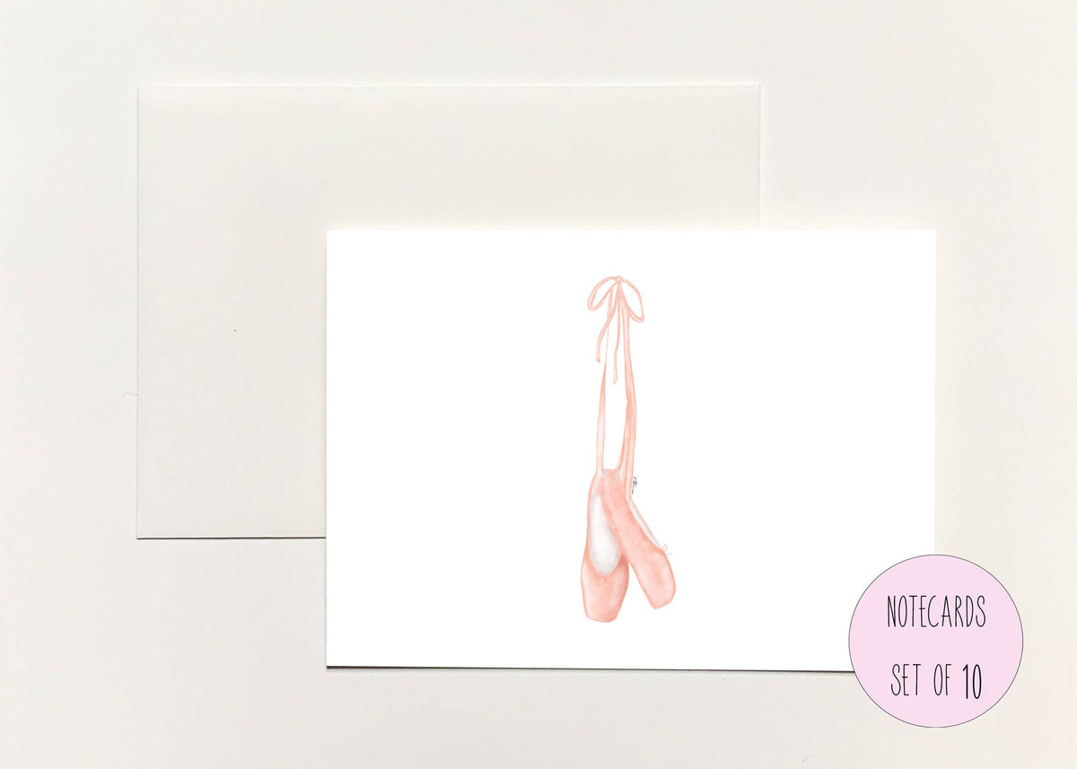 Ballet Slippers Notecards
