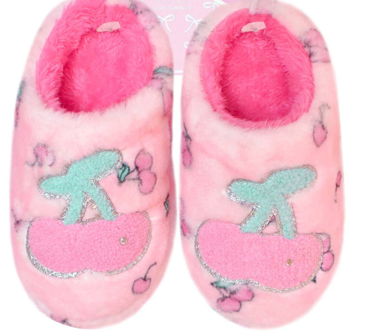 OMG Cherry Printed Slippers