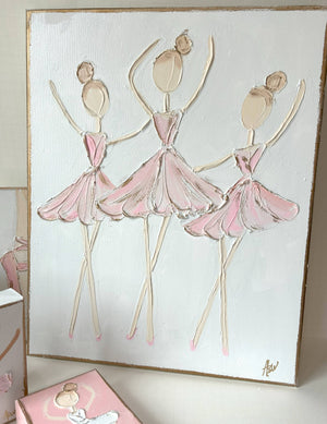Coddiwomple Ballerina Trio Canvas Art