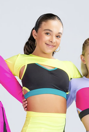 Daroch Vibe Shrug & Soul Shorts Neon Yellow SET