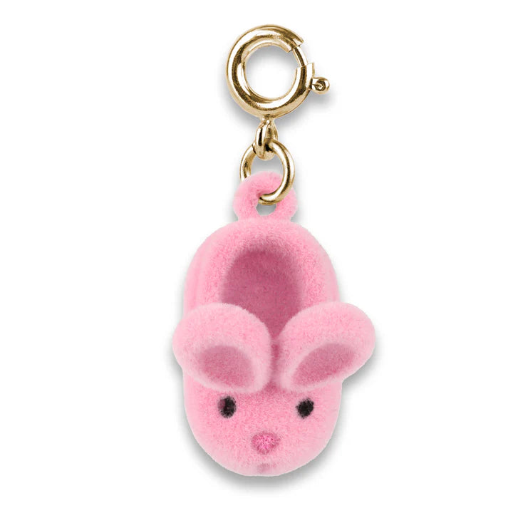 CHARM IT! CICC1564 Gold Furry Bunny Slipper Charm