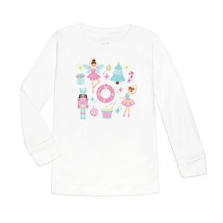 Sweet Wink Nutcracker Doodle Christmas Long Sleeve Shirt