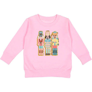 Sweet Wink Nutcracker Patch Christmas Sweatshirt