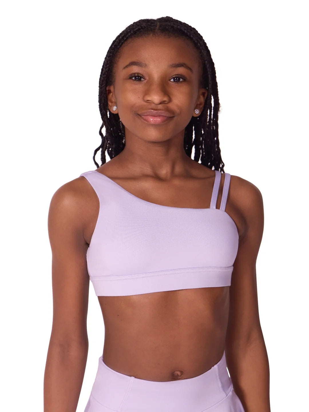 Capezio SE2017C Asymmetric Double Strap Bra