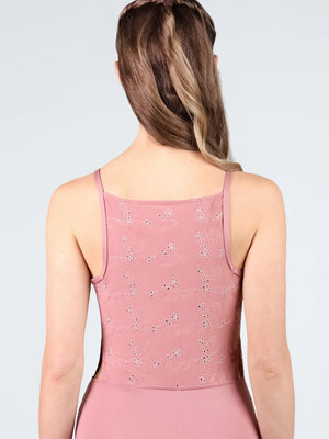 Suffolk 2834A Macaron Square Neck Camisole Adult Leotard