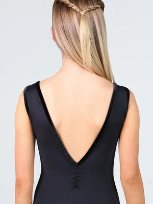 Suffolk 2863A Venice Bateau Neck Adult Leotard