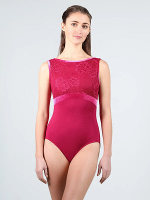 Suffolk 2863A Venice Bateau Neck Adult Leotard