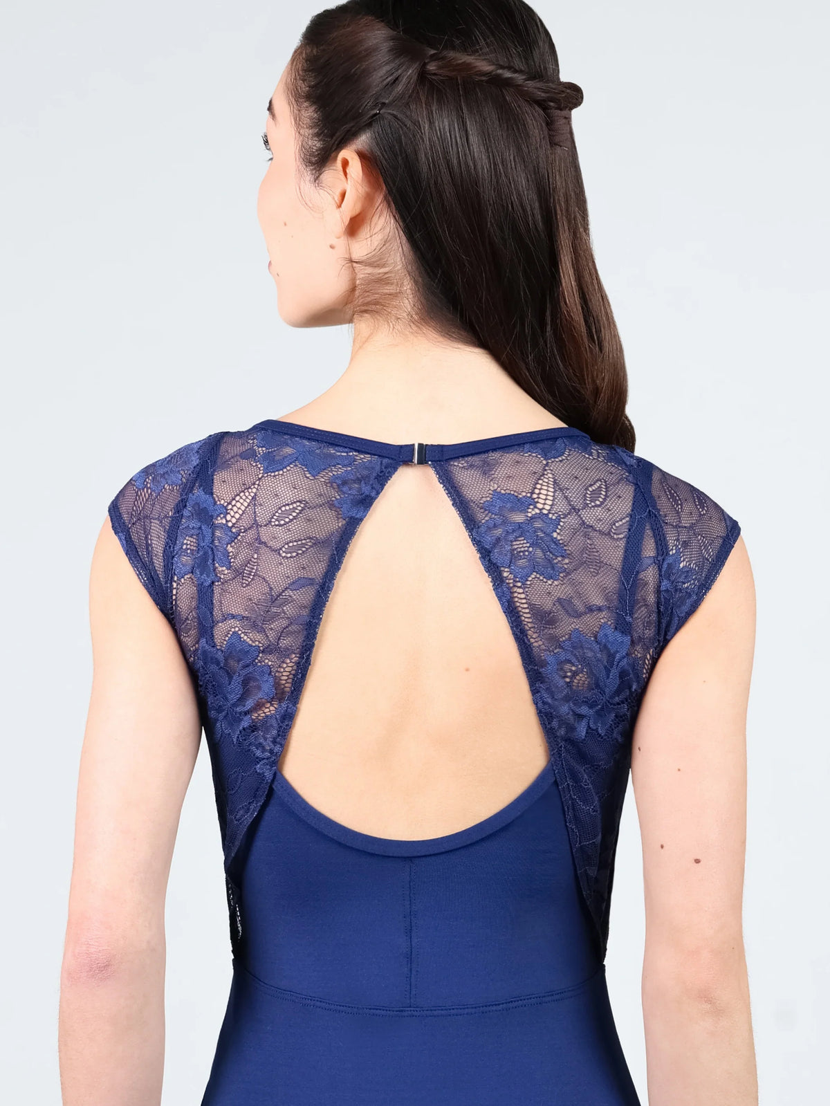 Suffolk 2866A Venice Overlay Cap Sleeve Adult Leotard