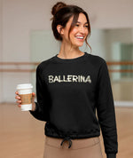 Covet Dance Toe Tape Drawstring Sweatshirt