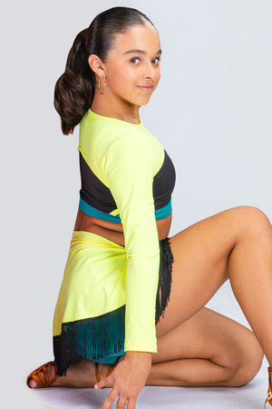 Daroch Vibe Shrug & Soul Shorts Neon Yellow SET