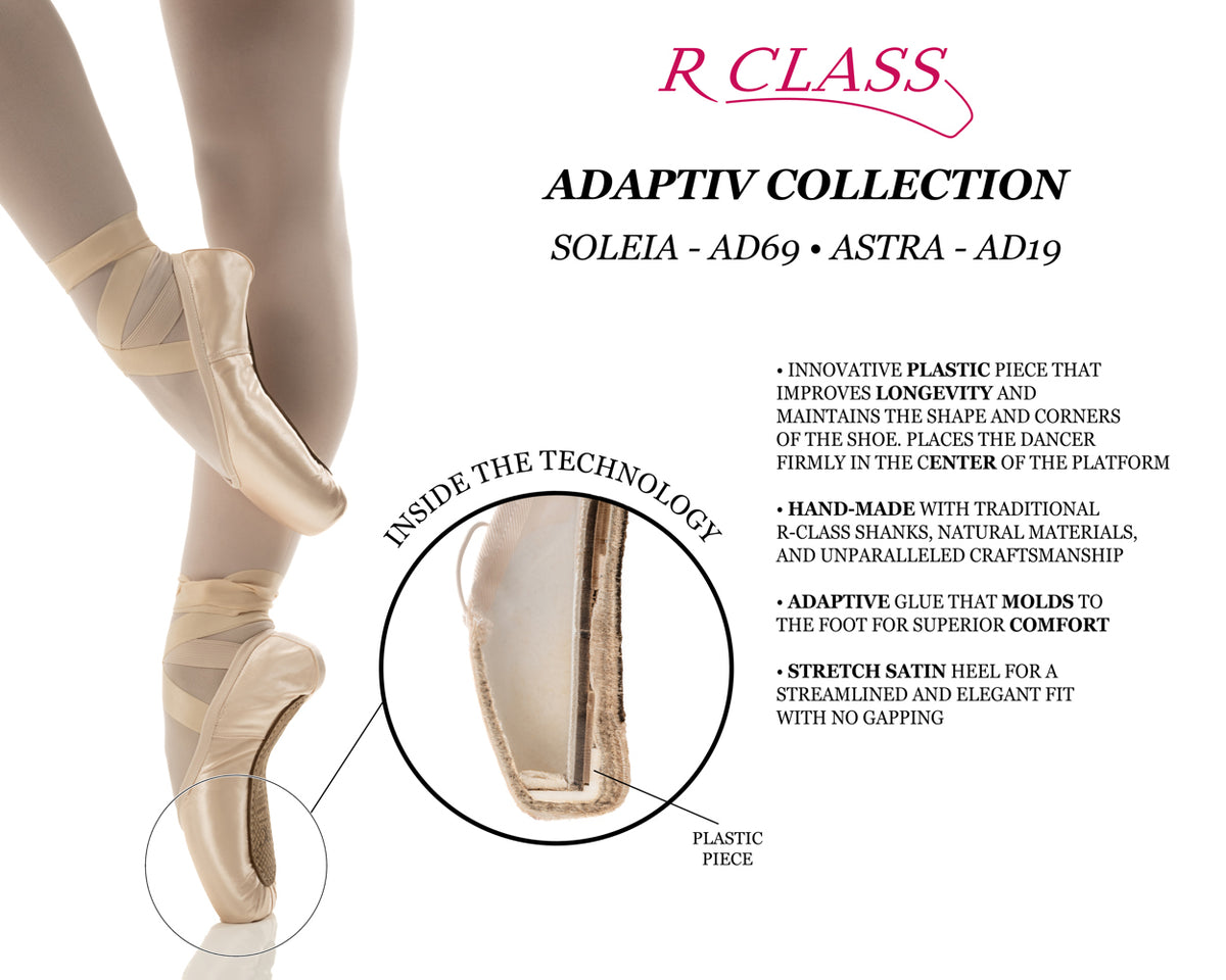 R-Class Soleia AD69 Vamp 2 / Medium Shank Pointe Shoes