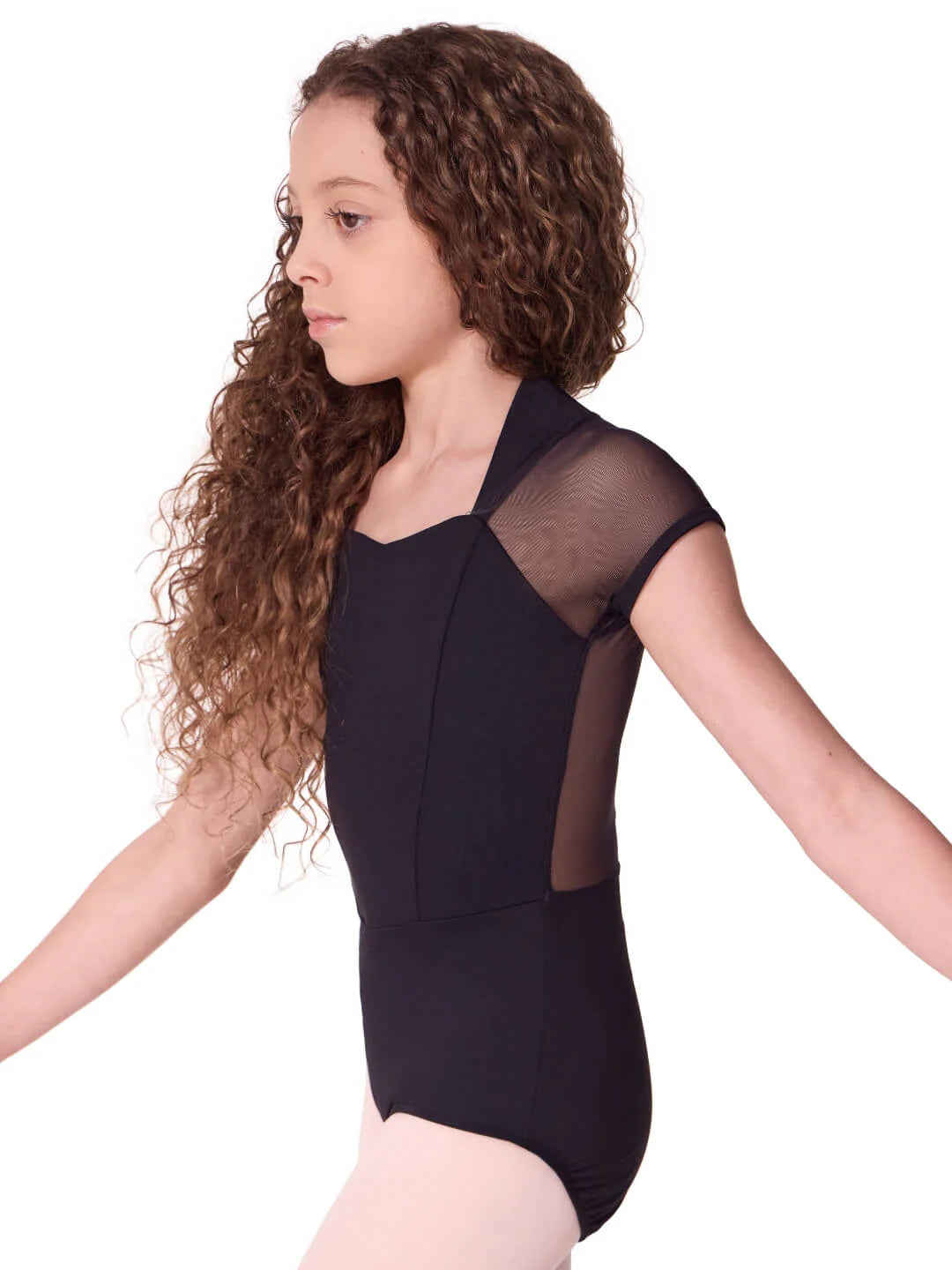 Capezio EL108T Soft Elegance Corset Short Sleeve Leotard - Tween