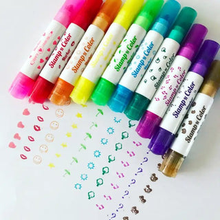 Color Pop: Stamp N Color Markers | Pretty Ballerinas - Fanci Footworks
