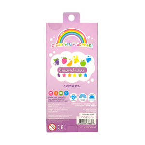 Yummy Yummy: Scented Neon Gel Pens (Set of 6)