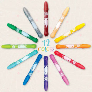 Dry Erase Twistable Gel Crayons- Pretty Ballerinas - Fanci Footworks