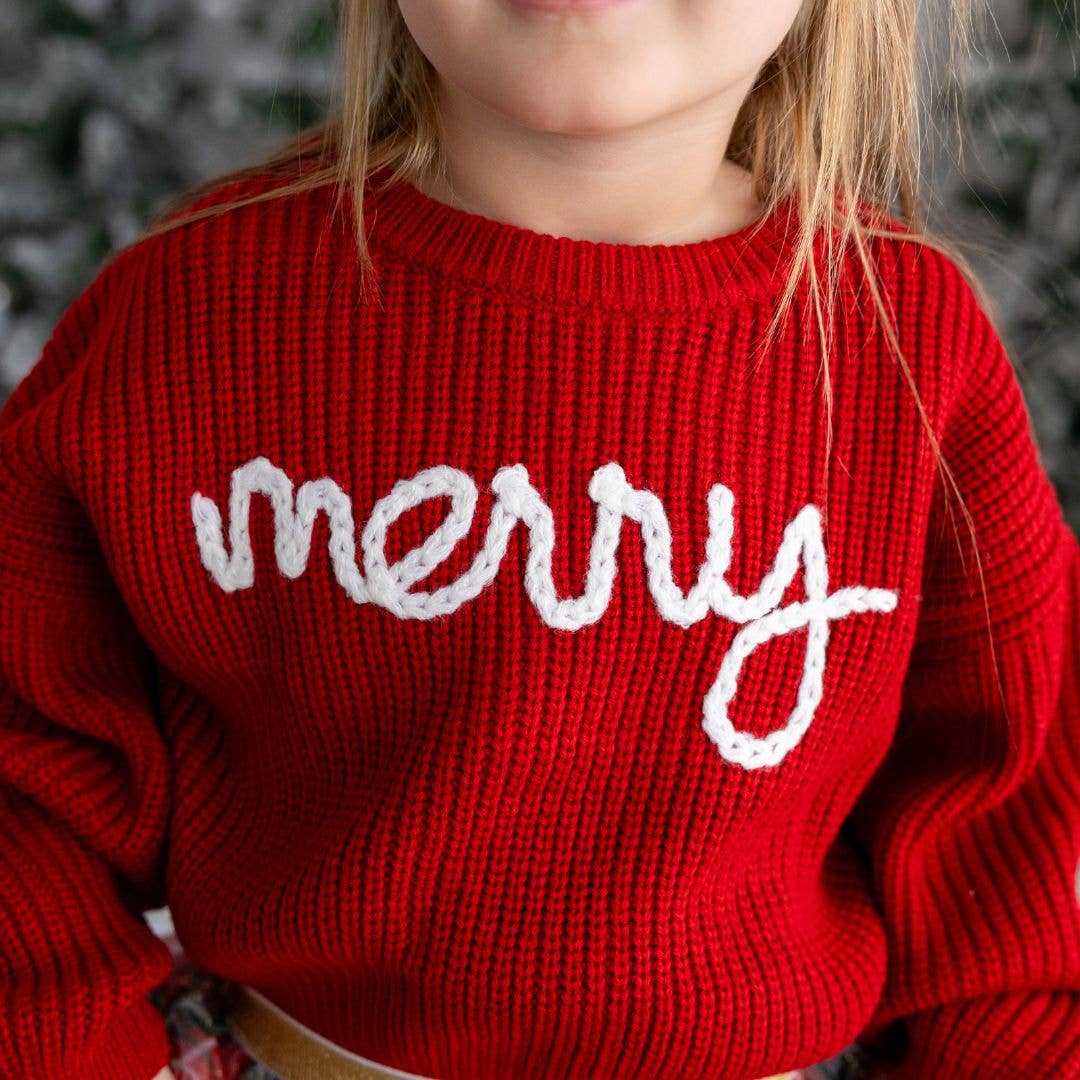 Sweet Wink Merry Yarn Knit Sweater