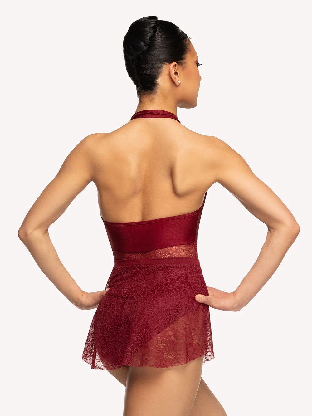 Eleve Dancewear Zinnia Lace Tulip Garnet Skirt