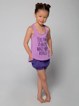 Sugar and Bruno Chances Itty Bitty Petal Racerback - Fanci Footworks