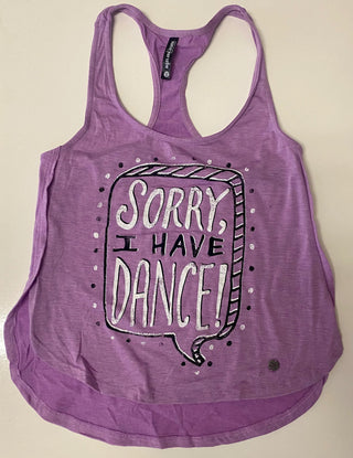 Sugar and Bruno Sorry Youth Petal Racerback - Fanci Footworks