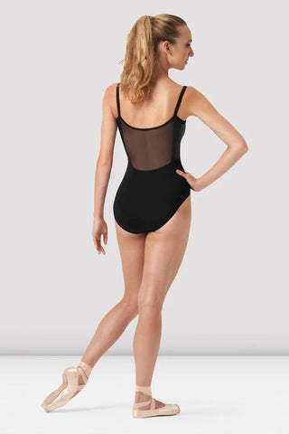 BLOCH L0537 NEVAEH MESH BACK LEATHER LOOK LEOTARD - Fanci Footworks