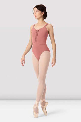 BLOCH L9647 THARA LACE UP CAMISOLE LEOTARD - Fanci Footworks