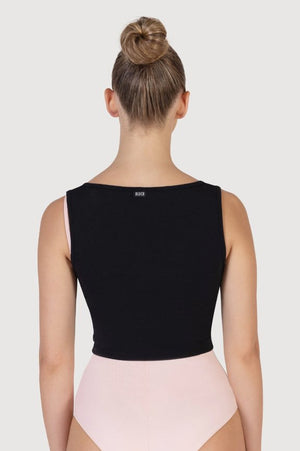 BLOCH Z5205 CROPPED GATHER FRONT TANK - Fanci Footworks