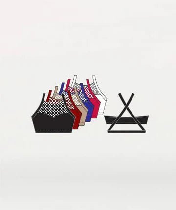 BODY WRAPPERS BWP1009 HI NECK CROP TOP - Fanci Footworks