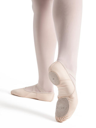 CAPEZIO 2038W ADULT HANAMI PINK LEATHER BALLET SHOE - Fanci Footworks