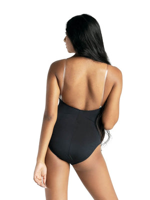 CAPEZIO 3532 CAMISOLE LEOTARD W/CLEAR TRANSITION STRAPS - Fanci Footworks