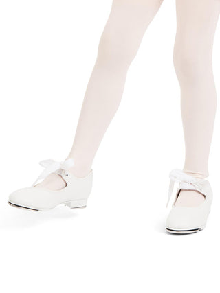 CAPEZIO 356C WHITE SHUFFLE TAP SHOE - Fanci Footworks