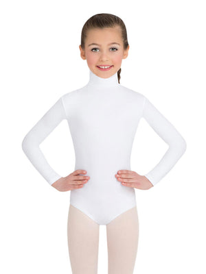 CAPEZIO TB123C LONG SLEEVE MOCK TURLENECK LEOTARD - Fanci Footworks