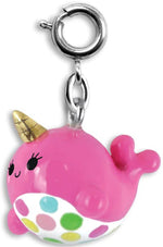 CHARM IT CICC1274 PINK NARWHAL - Fanci Footworks