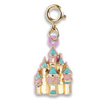 CHARM IT PRN01C73 GOLD CASTLE CHARM - Fanci Footworks