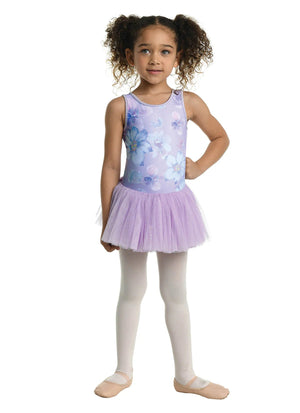 DANZNMTION 23210C WATERCOLOR TANK DRESS - Fanci Footworks