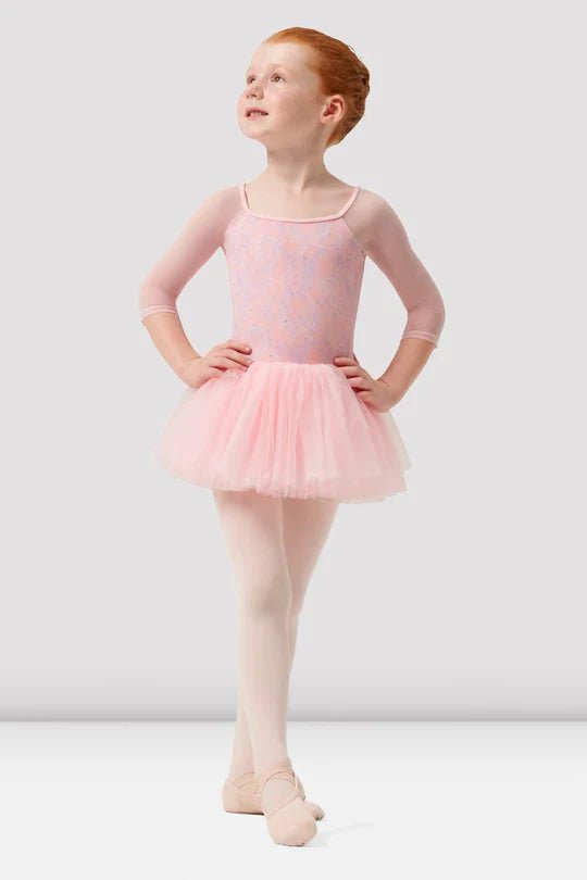 MIRELLA M120C PAISLEY 3/4 SLEEVE TUTU DRESS - Fanci Footworks