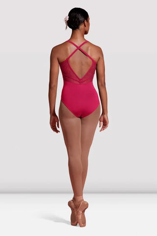 MIRELLA M2177LM SEVILLE SPLICED MESH CROSS BACK LEOTARD - Fanci Footworks