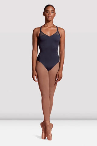 MIRELLA M2177LM SEVILLE SPLICED MESH CROSS BACK LEOTARD - Fanci Footworks