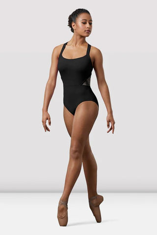 MIRELLA M2181LM WATERCOLOR HIGH NECK LEOTARD - Fanci Footworks