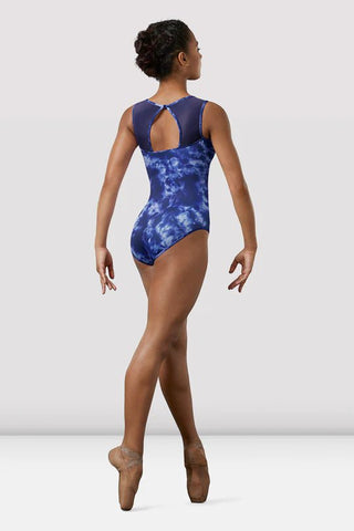 MIRELLA M3102LM WATERCOLOT HIGH NECK LEOTARD - Fanci Footworks