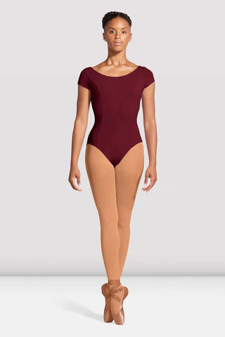 MIRELLA M515L CLASSIC SHORT SLEEVE PRINCESS SEAM LEOTARD - Fanci Footworks