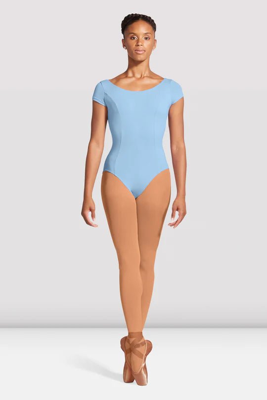 MIRELLA M515L CLASSIC SHORT SLEEVE PRINCESS SEAM LEOTARD - Fanci Footworks