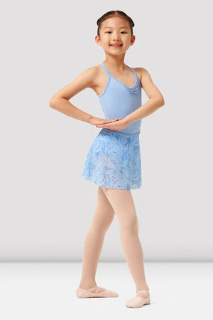 MIRELLA MS149C PAISLEY PRINTED MESH SKIRT - Fanci Footworks