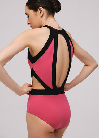 NIKOLAY DAD4040MPN LITTLE RITA HALTER LEOTARD - Fanci Footworks