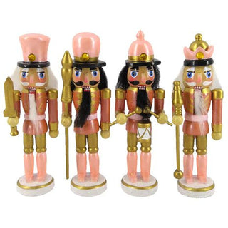 ORN011 ROSE GOLD NUTCRACKER SET - Fanci Footworks