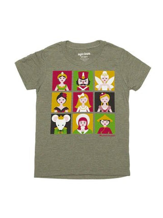 SUGAR AND BRUNO D9155 NUTCKRACKER CAST TEE - Fanci Footworks