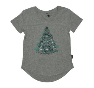 SUGAR AND BRUNO D9743 DOODLE TREE EPIC TEE - Fanci Footworks