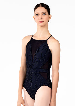 Nikolay DA4024MPN Raegan High Neck Camisole Leotard