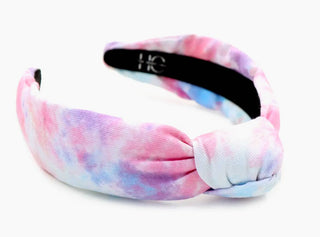 Kid and Tween Multi-Color Tie Dye Knotted Headband