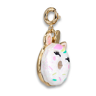 CHARM IT! CICC1416 Gold Unicorn Donut Charm