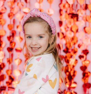 Kid and Tween Pink Denim Headband